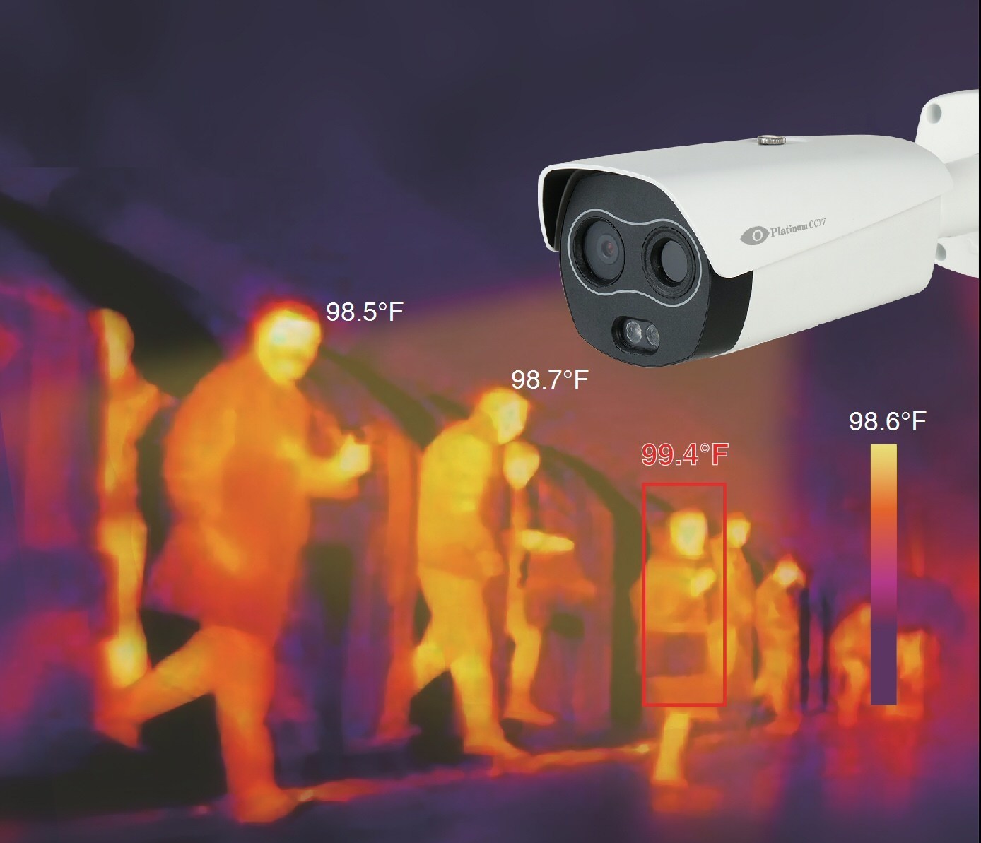 Thermal camera that prescreens 'sick' event attendees could help