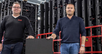 Roelof Bouwman (left), general manager for ROE Visual Europe, and Cees-Jan Faber (right), CEO of Faber Audiovisuals