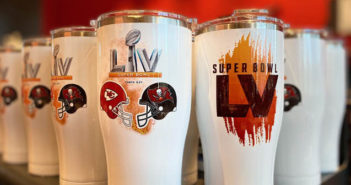 Legends operated NFL shops in the stadium and around Tampa for Super Bowl LV