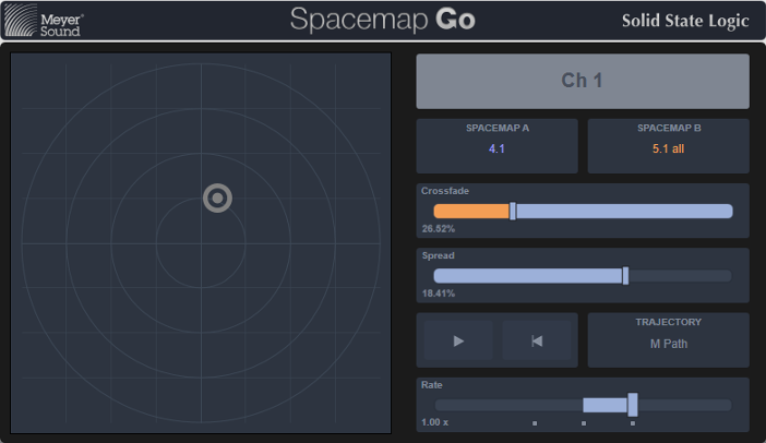 The Spacemap Go spatial sound design and live mixing tool