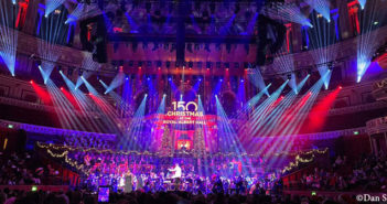 Carols at the Royal Albert Hall - lighting designer Richard Rhys Thomas. Image: Dan Street