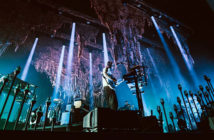 Bon Iver at the YouTube Theater. Image: Matthew John Benton