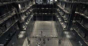 New performing arts centre opens at Brown University Over-stage area with technical theatrical equipment