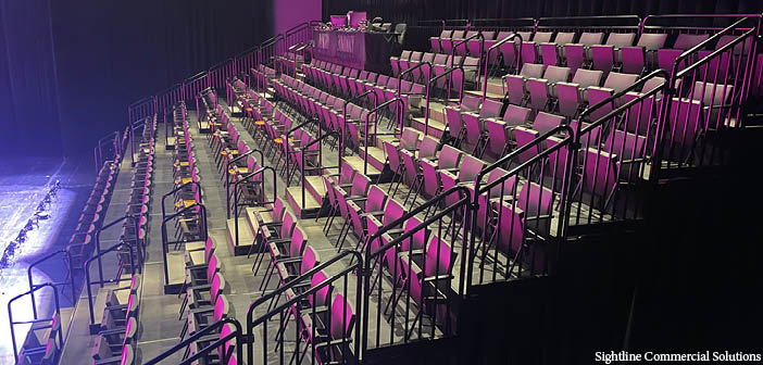 Sightline creates seat riser for Luminary Arts Center